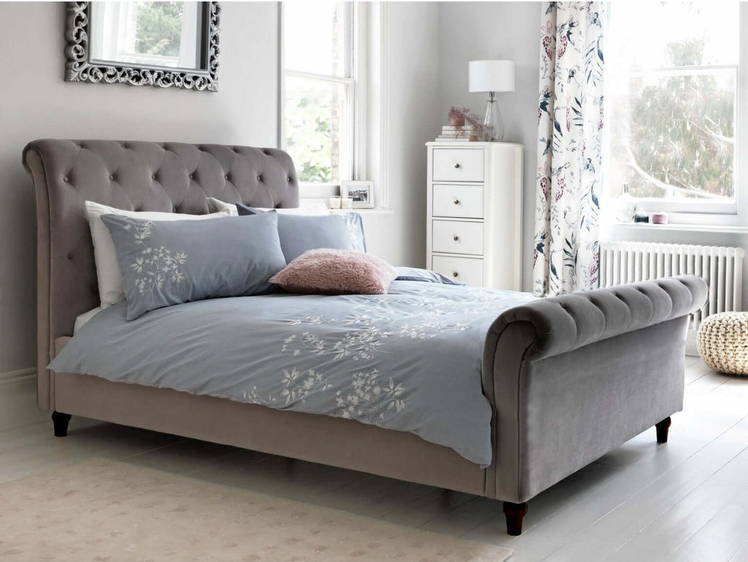 Chesterfield Sleigh Bed Frames