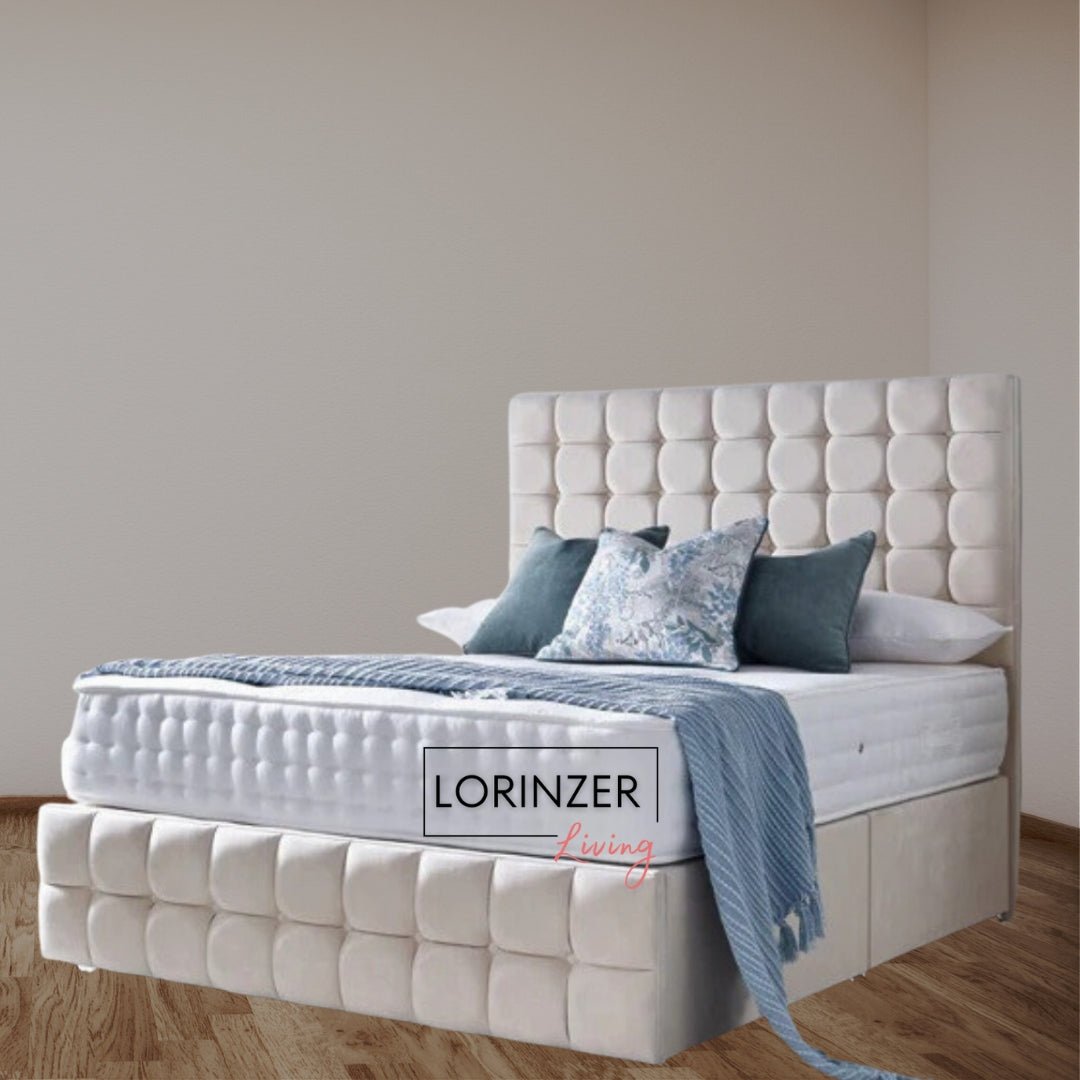Helios Cube Storage Divan Bed | Lorinzer Living