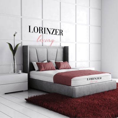 grey bed, ottoman bed, storage bed, Velvet bed, Kingsize bed