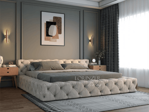 Cream bed