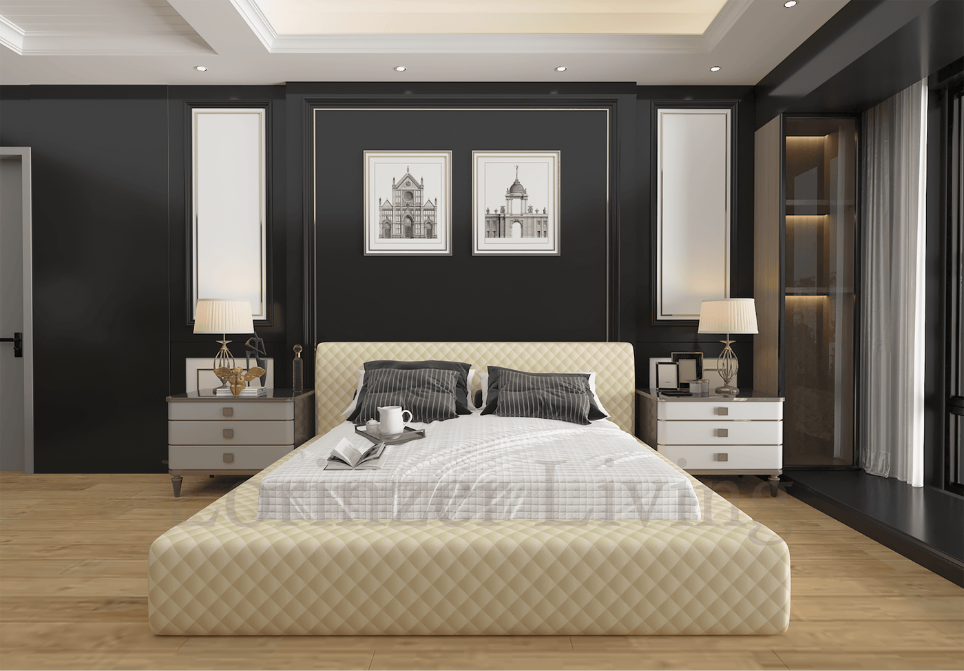 Quilted Ambassador Bed | Lorinzer Living