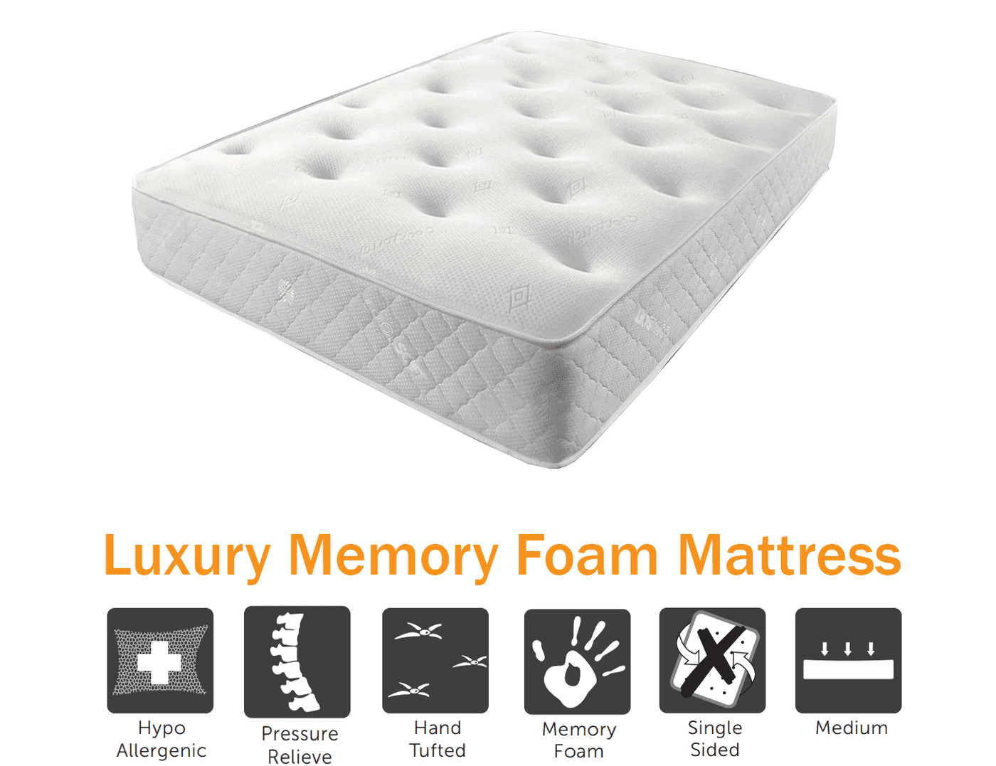 Luxury memory foam open coil mattress | Lorinzer Living