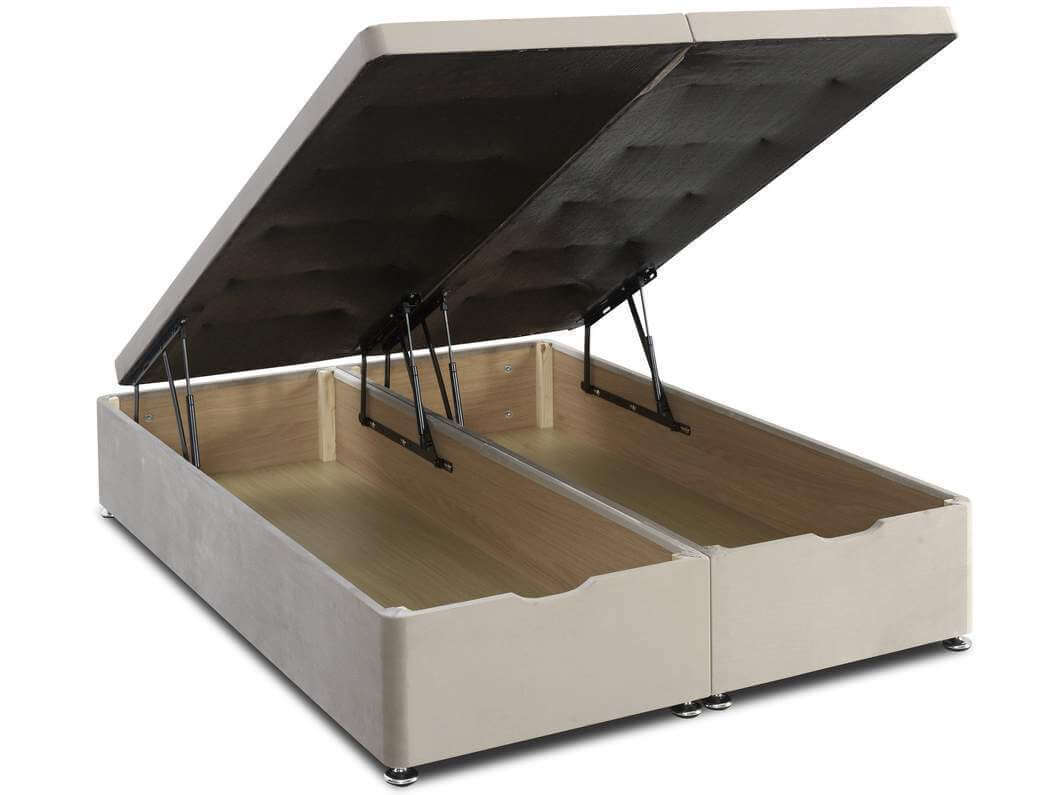 Plain Ottoman Storage Bed