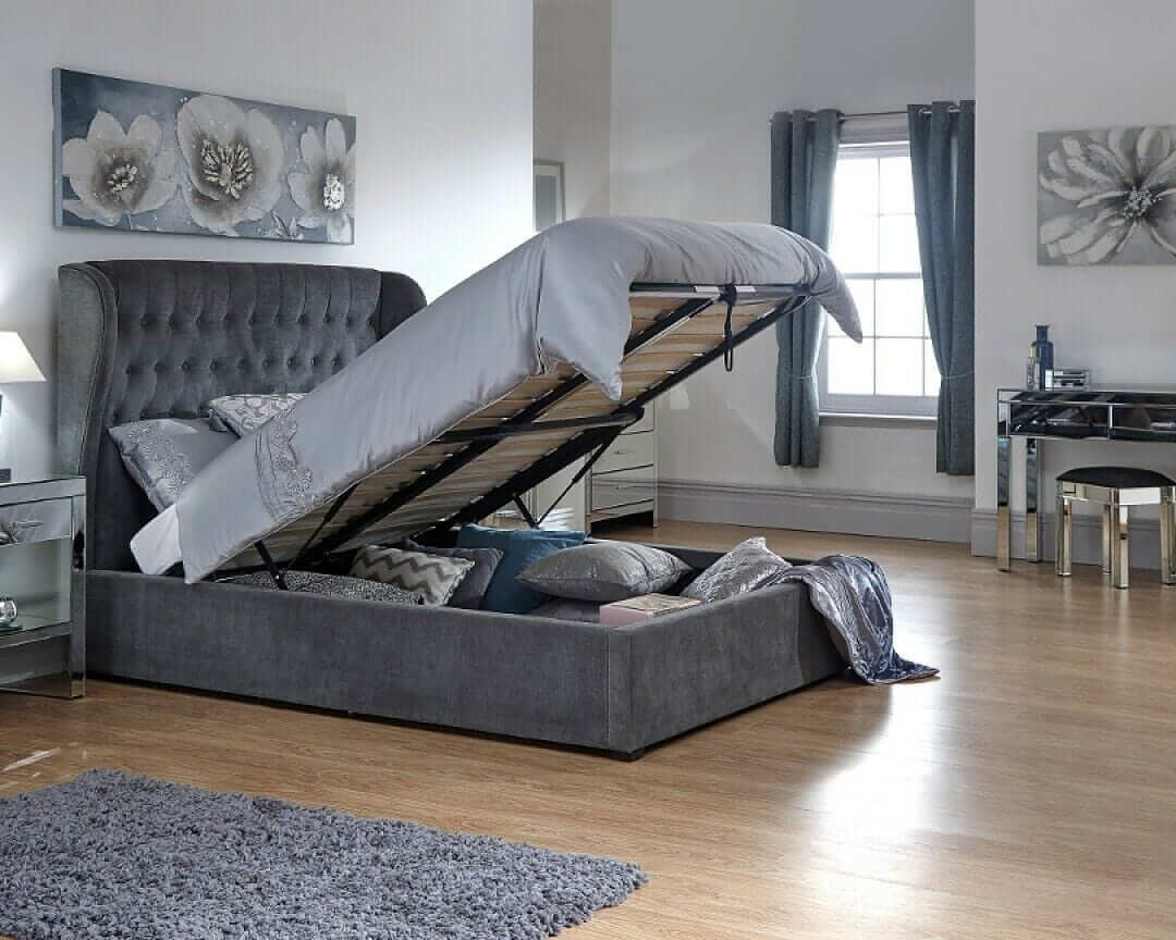 Phoebe Winged Storage Bed